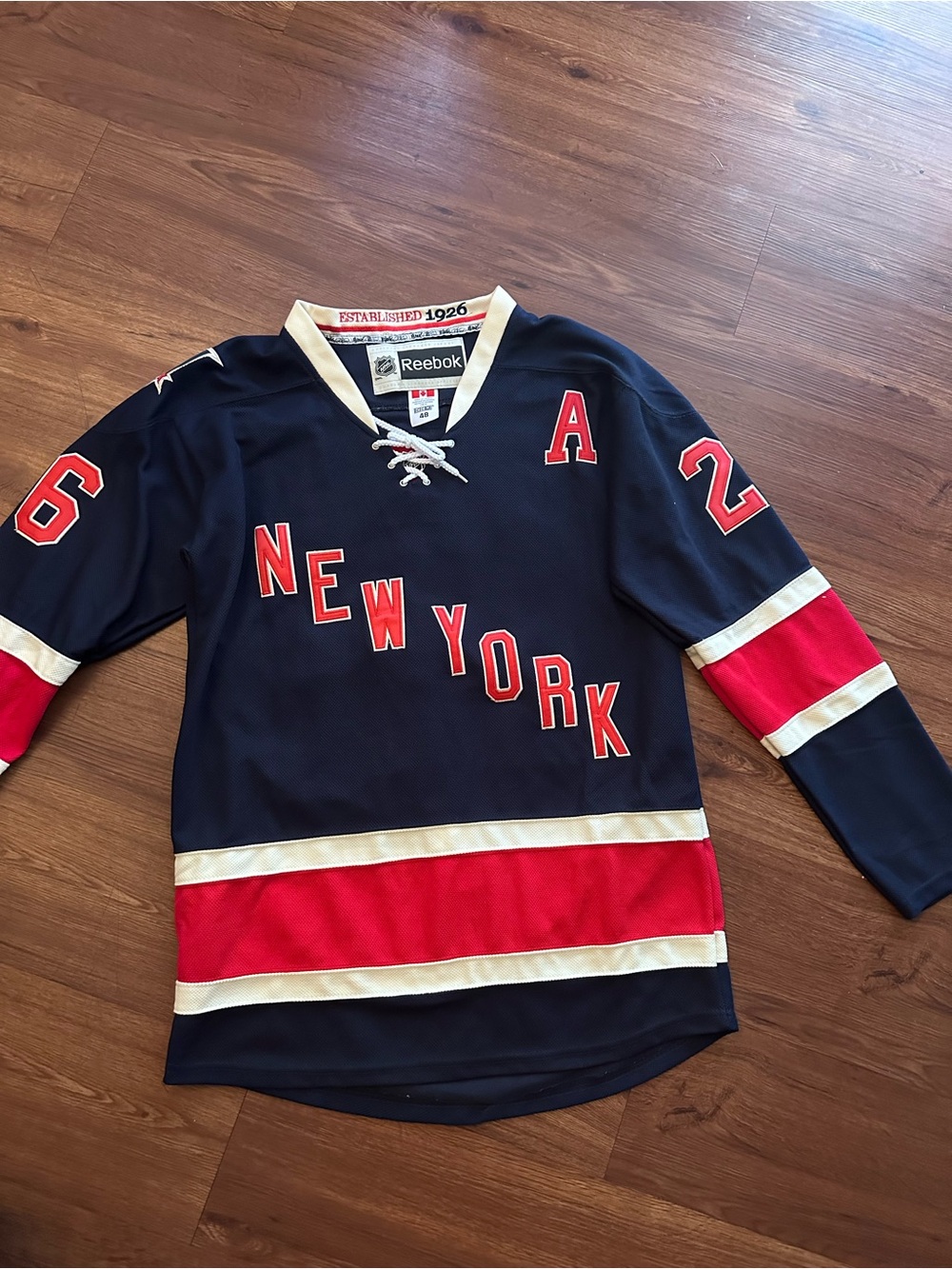 Reebok New York Rangers Alternate Jersey Martin St. Louis